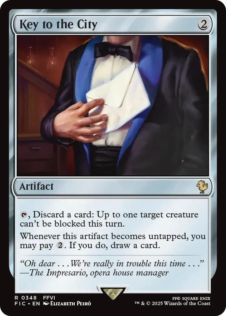 Image for Key to the City (Surge Foil) (348) (FIC) - Magic: The Gathering