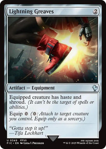 Lightning Greaves (Surge Foil) (349) (FIC)