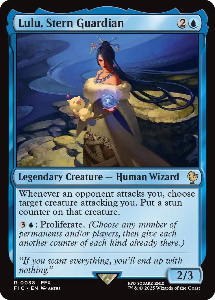 Image for Lulu, Stern Guardian (Surge Foil) (38) (FIC) - Magic: The Gathering