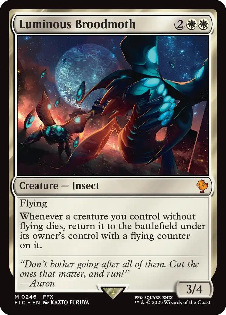 Image for Luminous Broodmoth (Surge Foil) (246) (FIC) - Magic: The Gathering