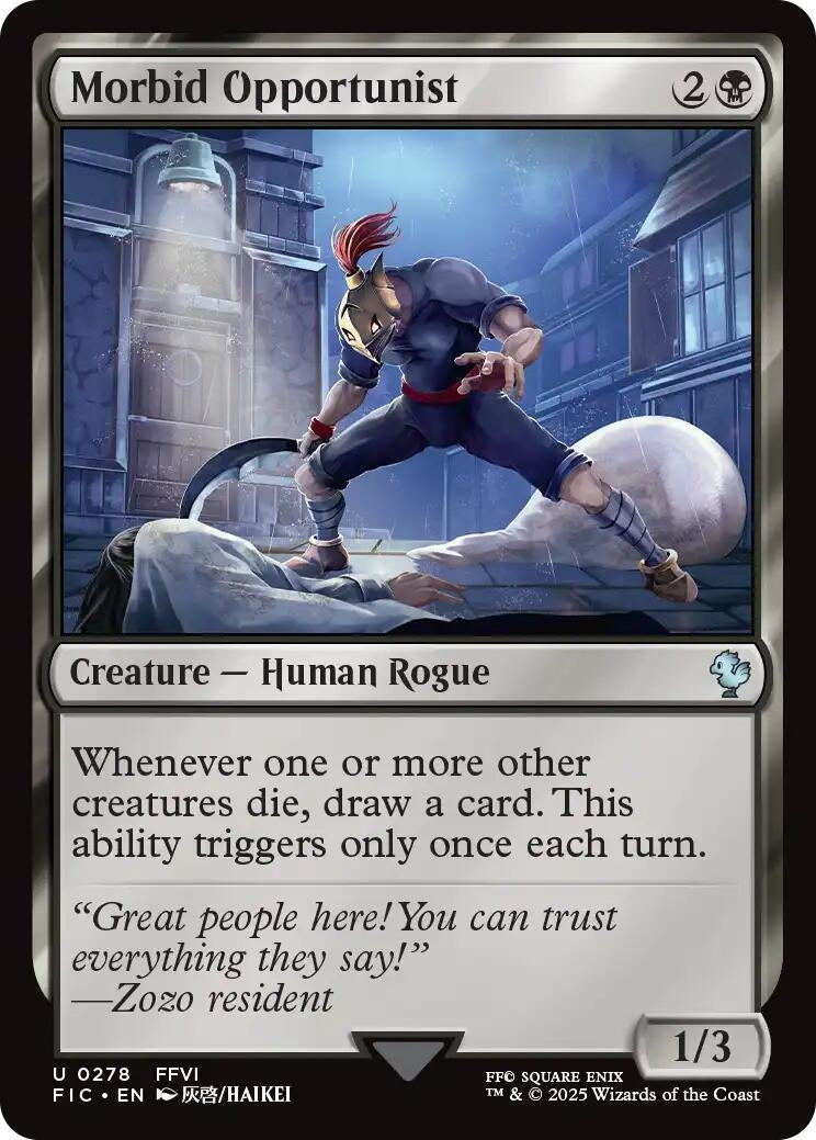 Image for Morbid Opportunist (Surge Foil) (278) (FIC) - Magic: The Gathering