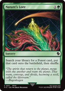 Image for Nature's Lore (Surge Foil) (311) (FIC) - Magic: The Gathering