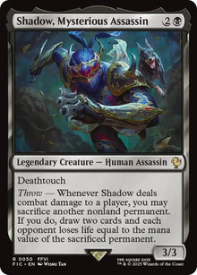 Image for Shadow, Mysterious Assassin (Surge Foil) (50) (FIC) - Magic: The Gathering