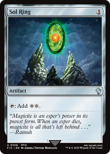 Image for Sol Ring (0356) (Surge Foil) (356) (FIC) - Magic: The Gathering