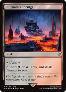 Image for Sulfurous Springs (Surge Foil) (427) (FIC) - Magic: The Gathering