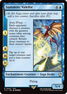 Image for Summon: Valefor (Surge Foil) (42) (FIC) - Magic: The Gathering