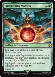 Image for Summoning Materia (Surge Foil) (72) (FIC) - Magic: The Gathering