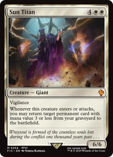 Image for Sun Titan (Surge Foil) (254) (FIC) - Magic: The Gathering