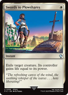 Swords to Plowshares (Surge Foil) (256) (FIC)