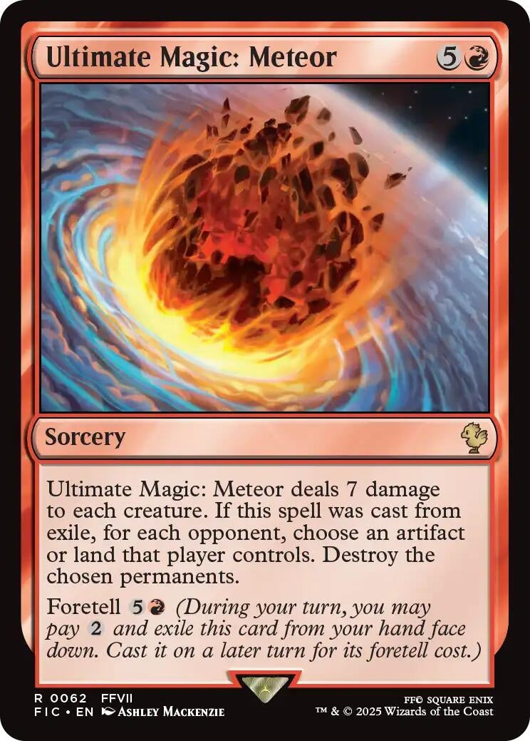 Image for Ultimate Magic: Meteor (Surge Foil) (62) (FIC) - Magic: The Gathering