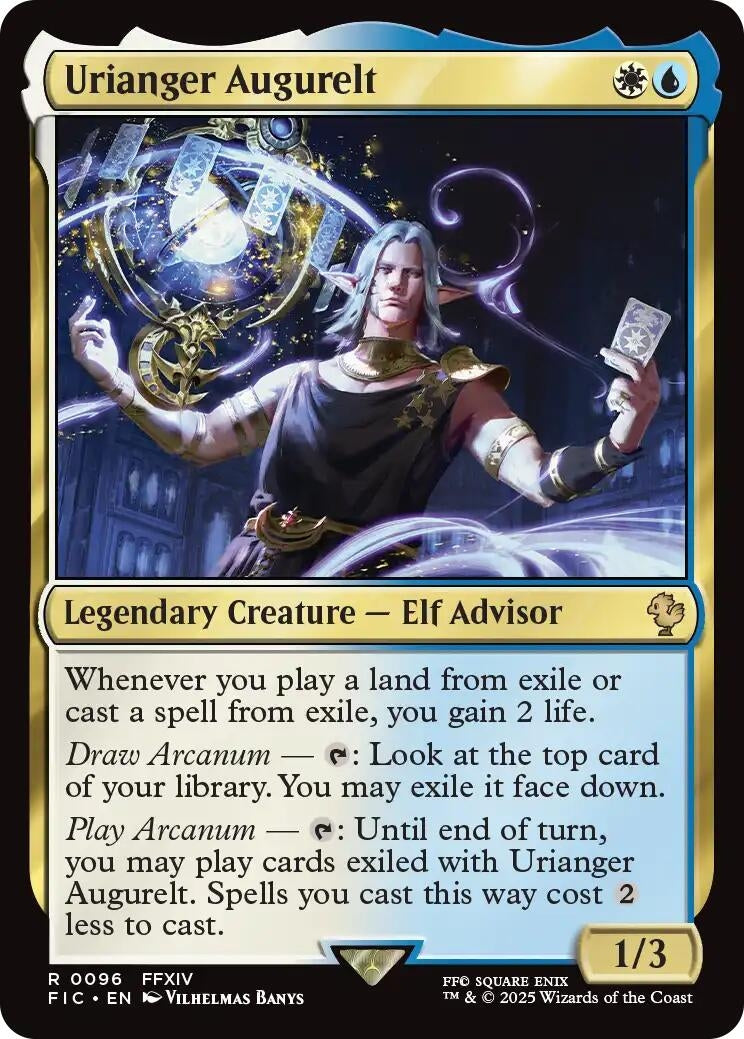 Image for Urianger Augurelt (Surge Foil) (96) (FIC) - Magic: The Gathering