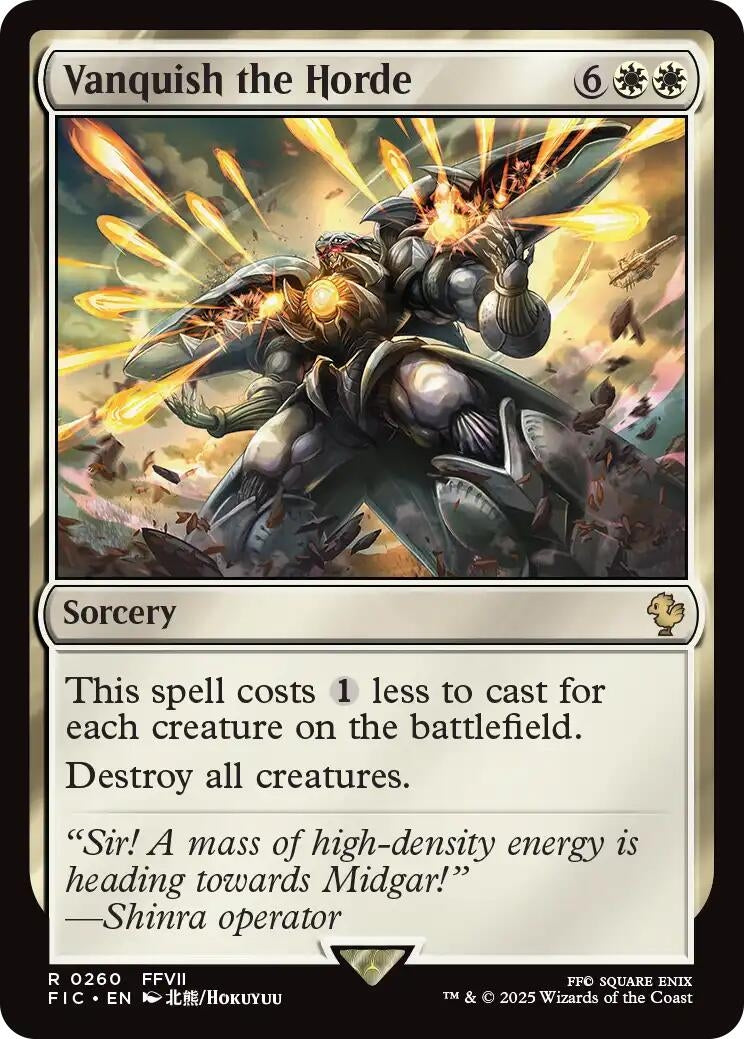 Image for Vanquish the Horde (Surge Foil) (260) (FIC) - Magic: The Gathering