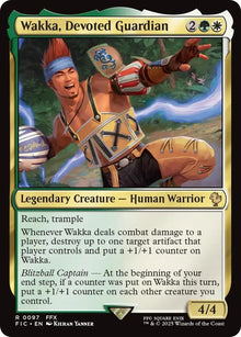 Image for Wakka, Devoted Guardian (Surge Foil) (97) (FIC) - Magic: The Gathering