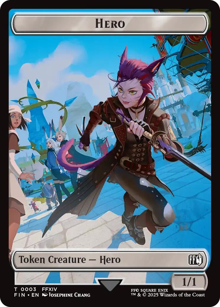 Image for Hero (0003) // Food Double-Sided Token (3 // 22) (FIN) - Magic: The Gathering