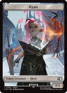 Image for Hero (0005) // Copy (0001) Double-Sided Token (5 // 1) (FIN) - Magic: The Gathering