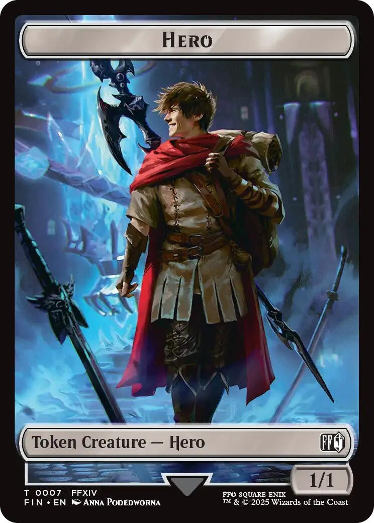 Image for Hero (0007) // Treasure (0023) Double-Sided Token (7 // 23) (FIN) - Magic: The Gathering