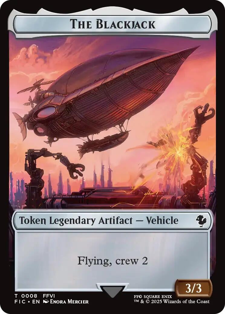 The Blackjack // The Monarch Double-Sided Token (8 // 11) (FIC)