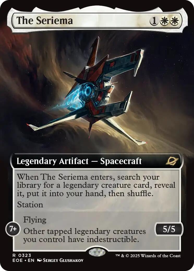 Image for The Seriema (Extended Art) (323) (EOE) - Magic: The Gathering