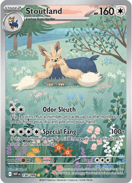 Image for Stoutland (156/086) (WHT) - Pokemon