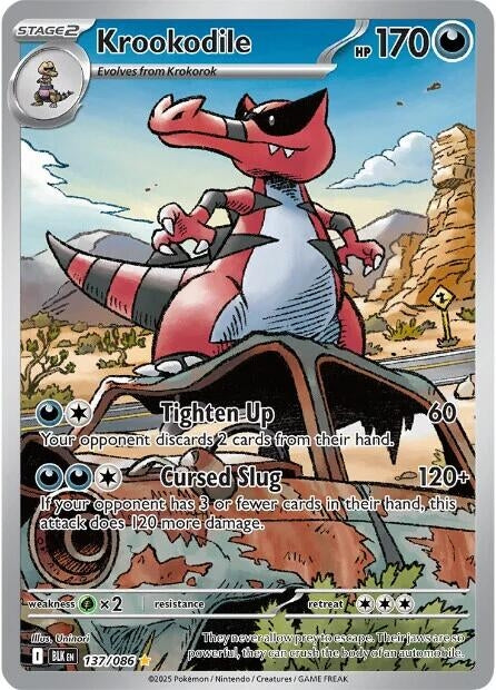 Image for Krookodile (137/086) (BLK) - Pokemon