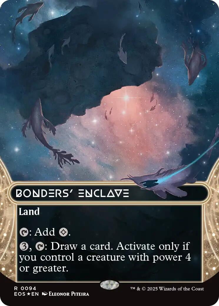Image for Bonders' Enclave (0094) (Borderless) (Galaxy Foil) (94) (EOS) - Magic: The Gathering