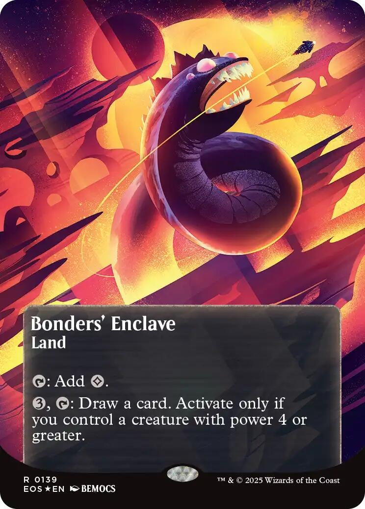 Image for Bonders' Enclave (0136) (Borderless) (Galaxy Foil) (139) (EOS) - Magic: The Gathering