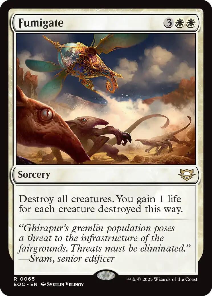 Image for Fumigate (65) (FIC) - Magic: The Gathering