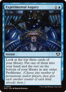 Image for Experimental Augury (73) (EOC) - Magic: The Gathering