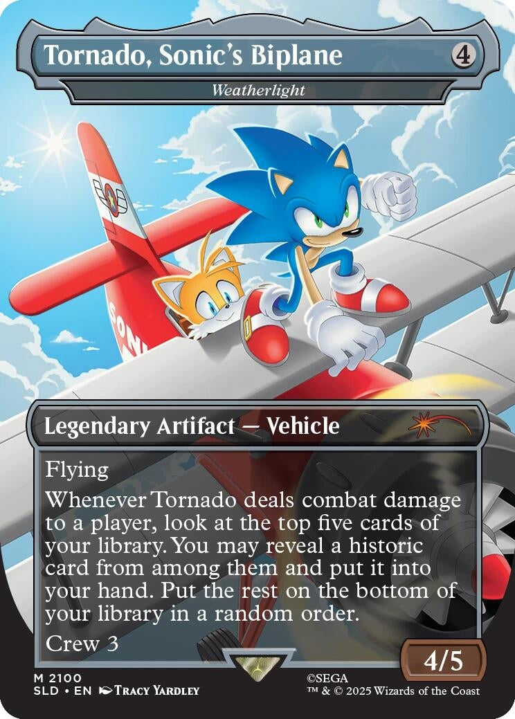 Tornado, Sonic's Biplane - Weatherlight (2100) (SLD)