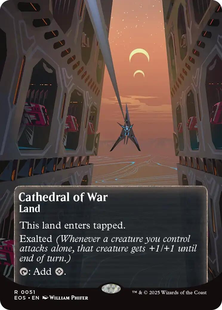 Image for Cathedral of War (0051) (Borderless) (51) (EOS) - Magic: The Gathering