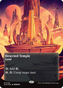 Deserted Temple (0146) (Borderless) (Galaxy Foil) (146) (EOS)