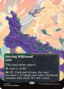 Stirring Wildwood (0174) (Borderless) (Galaxy Foil) (174) (EOS)