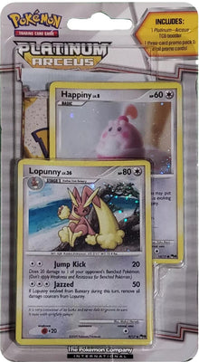 Image for Arceus Blister Pack (Happiny & Lopunny) - Pokemon