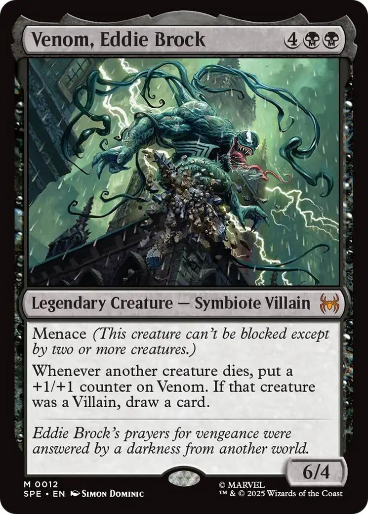 Image for Venom, Eddie Brock (12) (SPE) - Magic: The Gathering