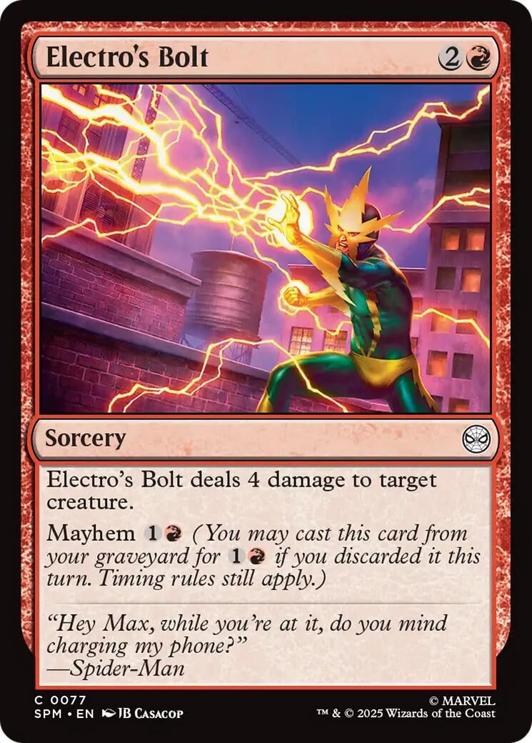 Electro's Bolt (77) (SPM)