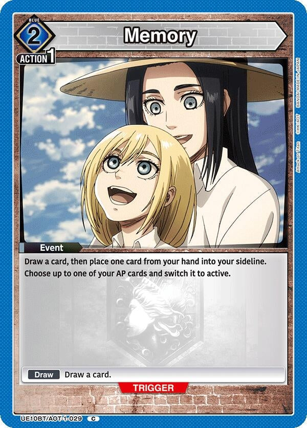Memory (UE10BT/AOT-1-029) (UE10BT)