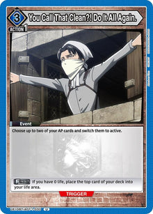 You Call That Clean?! Do It All Again. (UE10BT/AOT-1-030) (UE10BT)