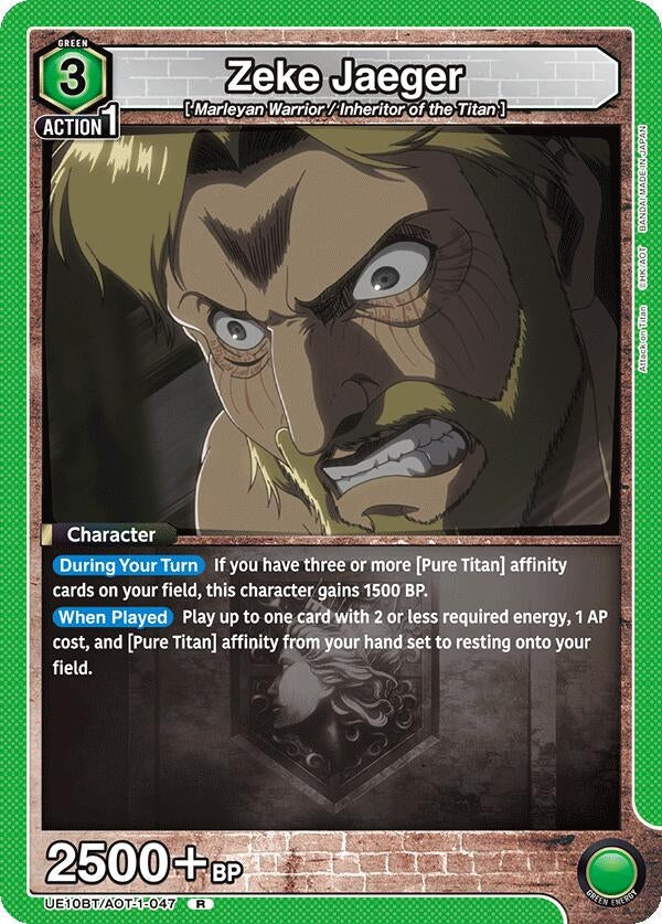 Zeke Jaeger (047) (UE10BT/AOT-1-047) (UE10BT)