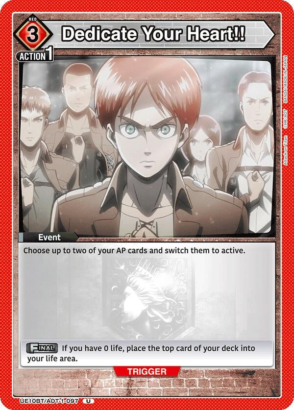 Dedicate Your Heart!! (UE10BT/AOT-1-097) (UE10BT)