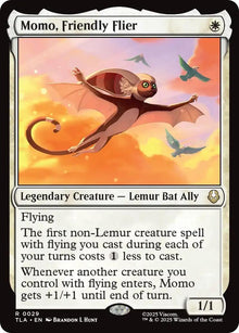 Image for Momo, Friendly Flier (29) (TLA) - Magic: The Gathering