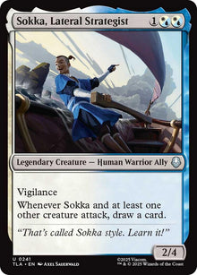 Image for Sokka, Lateral Strategist (241) (TLA) - Magic: The Gathering