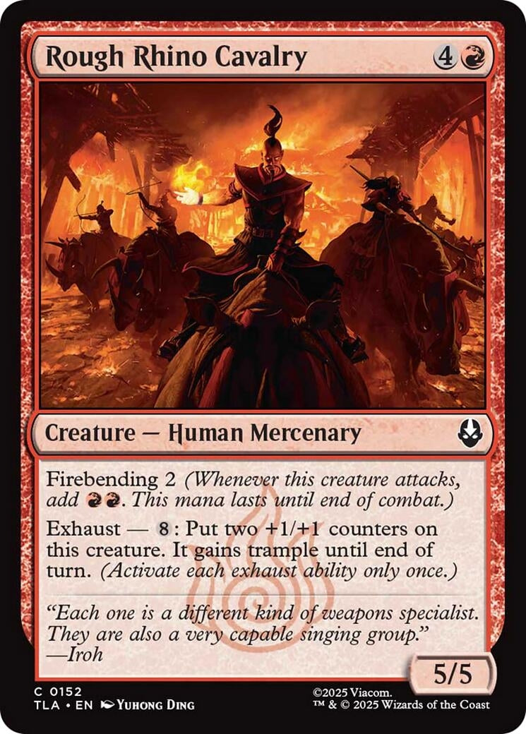 Image for Rough Rhino Cavalry (152) (TLA) - Magic: The Gathering