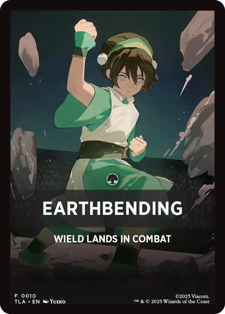 Image for Earthbending Theme Card (10) (TLA) - Magic: The Gathering