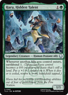 Image for Haru, Hidden Talent (182) (TLA) - Magic: The Gathering