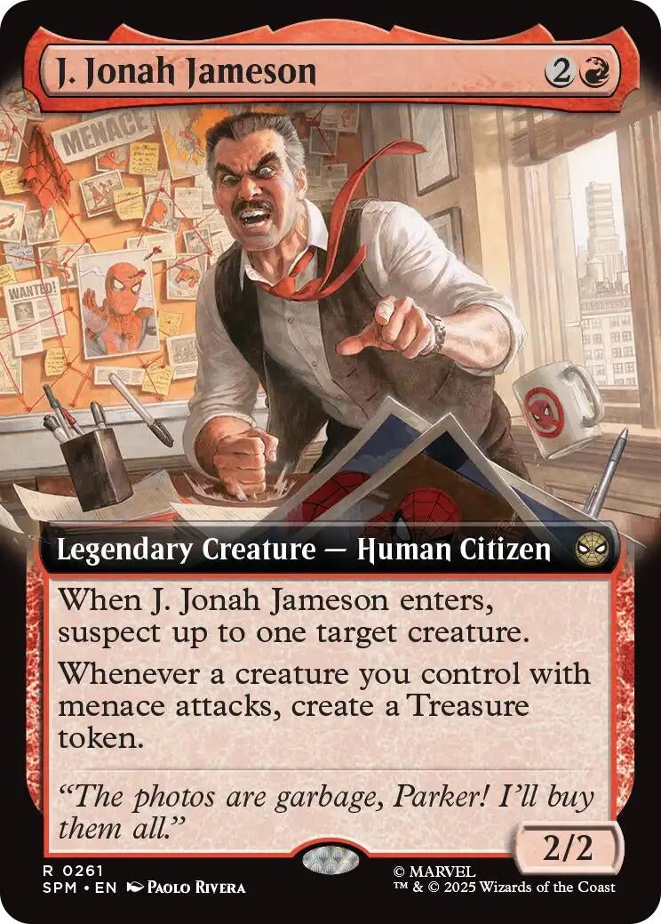 J. Jonah Jameson (Extended Art) (261) (SPM)
