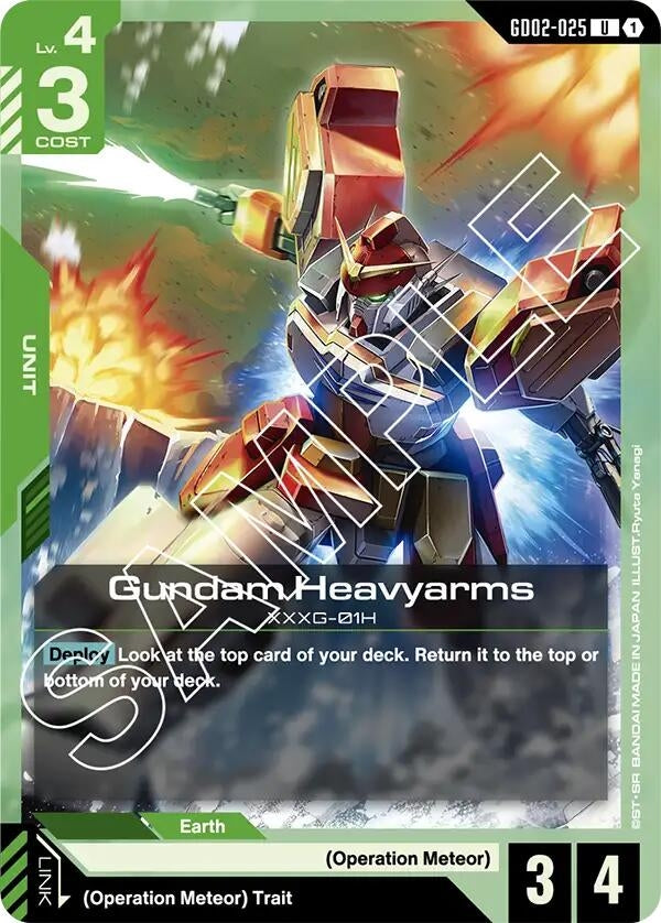 Image for Gundam Heavyarms (GD02-025) (GD02) - Gundam Card Game