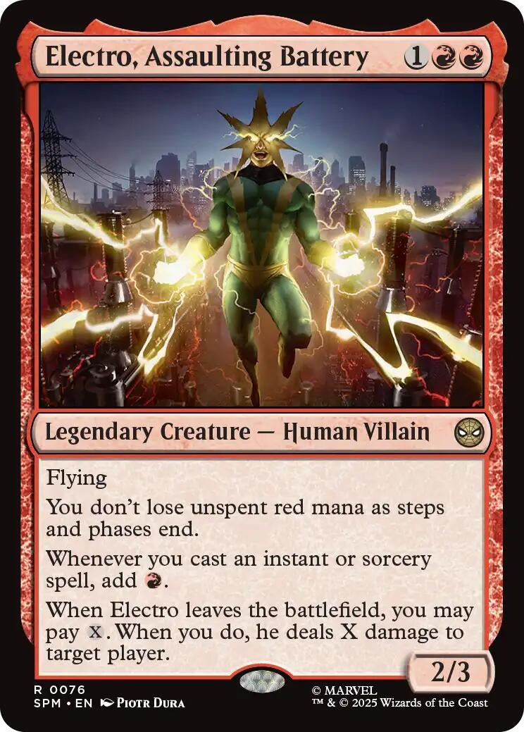 Electro, Assaulting Battery (76) (SPM)