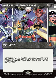 Behold the Sinister Six! (Borderless) (221) (SPM)