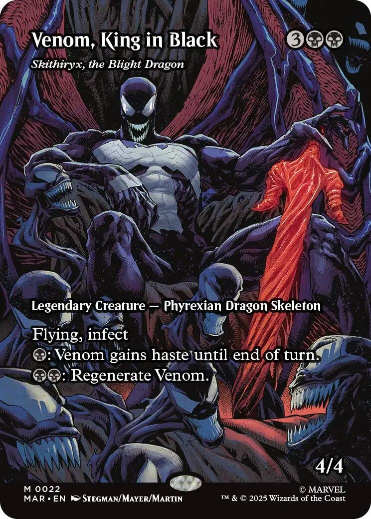 Venom, King in Black - Skithiryx, the Blight Dragon (Borderless) (22) (MAR)