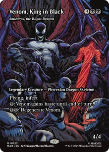 Venom, King in Black - Skithiryx, the Blight Dragon (Borderless) (22) (MAR)